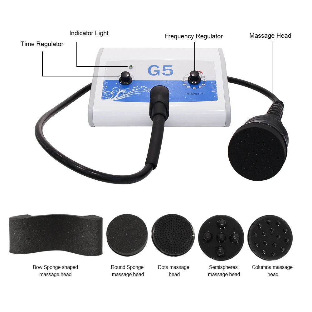 AOKO G5 Vibrating Massage Machine With Five Heads For Spa