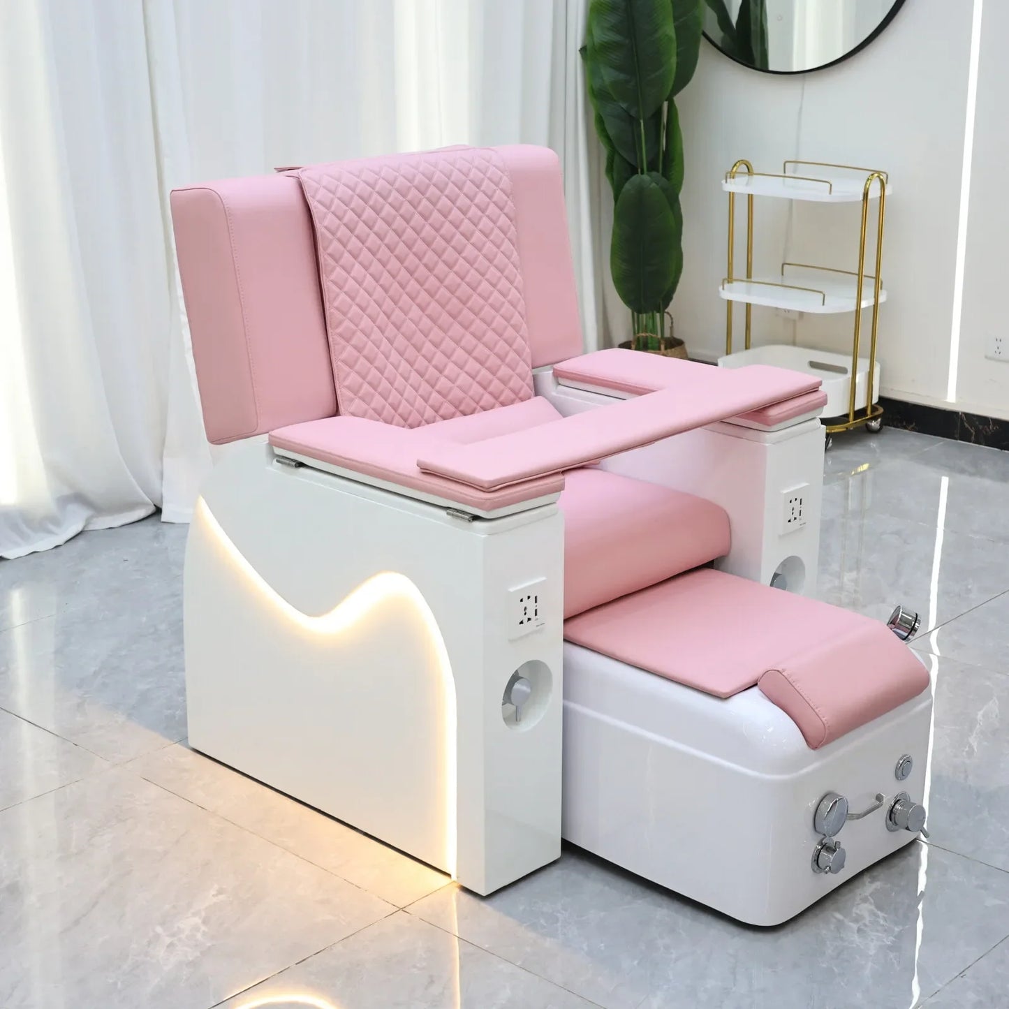 Reclining Foot Spa Massage Sofa With Automatic Back Massage Chair