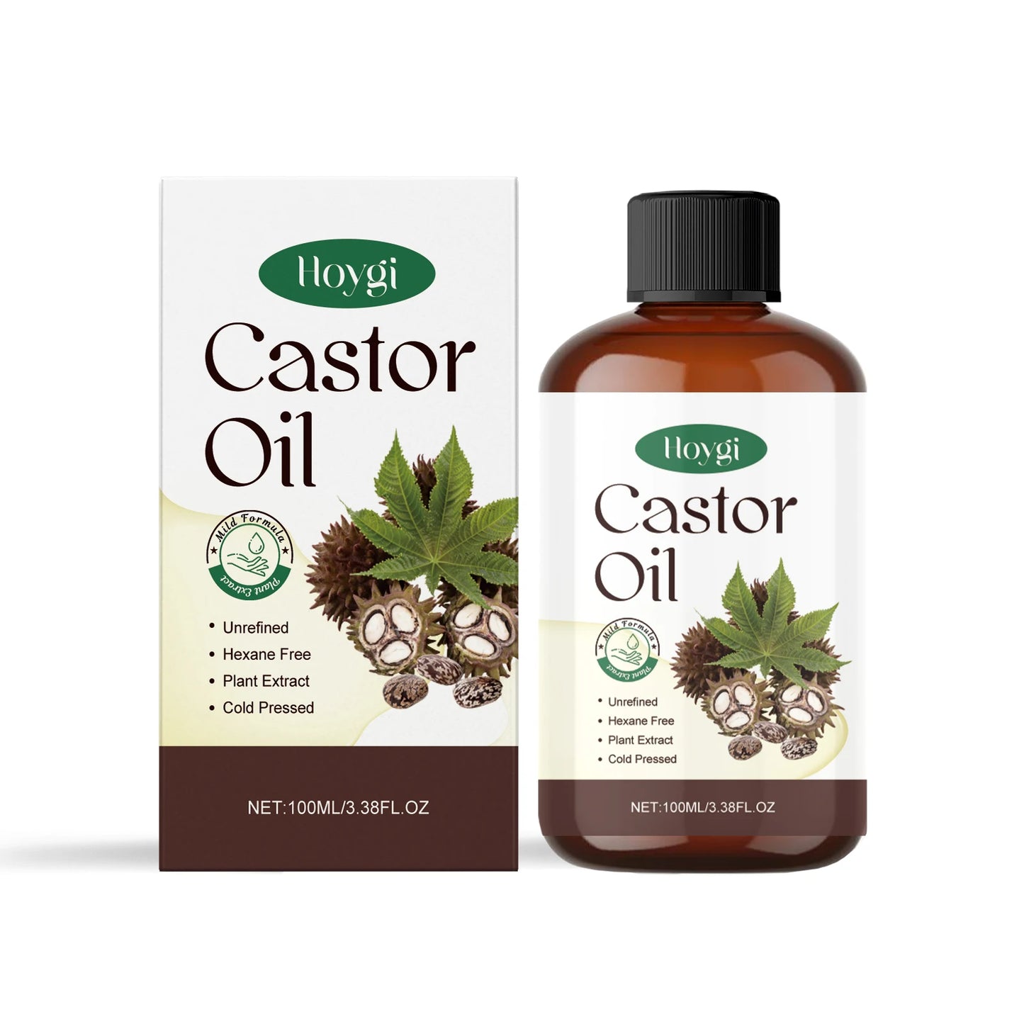 Hoygi Castor Oil Nourishing Body And Hair Care Oil Moisturizing