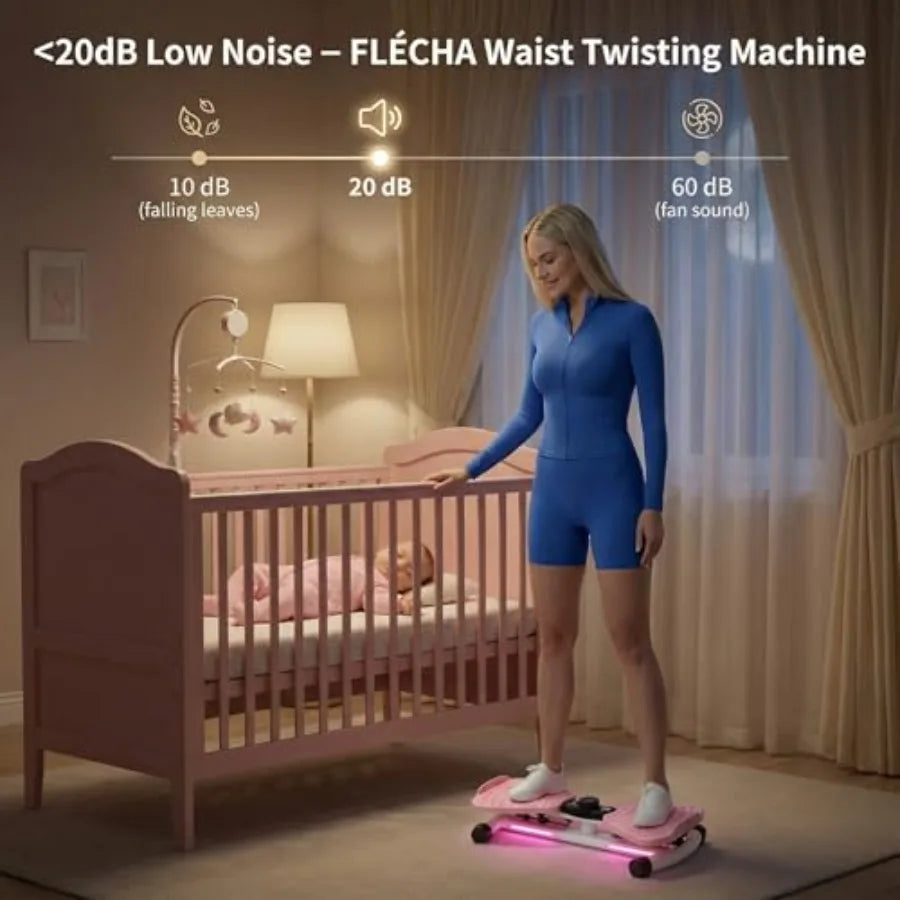 Waist Twister Machine Ab Workout Equipment With Digital Counter