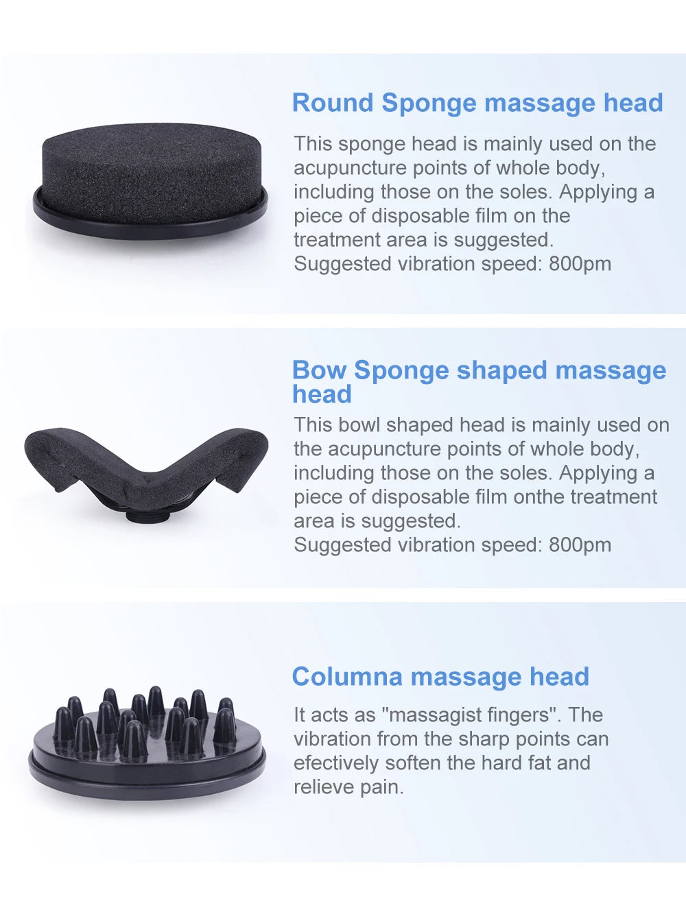 AOKO G5 Vibrating Massage Machine With Five Heads For Spa