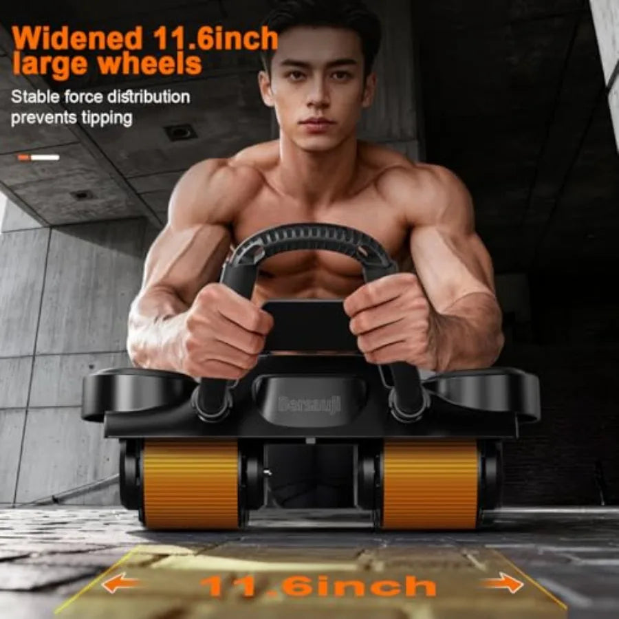 YAO HUI HUANG Ab Roller Wheel With Durable Knee Mat