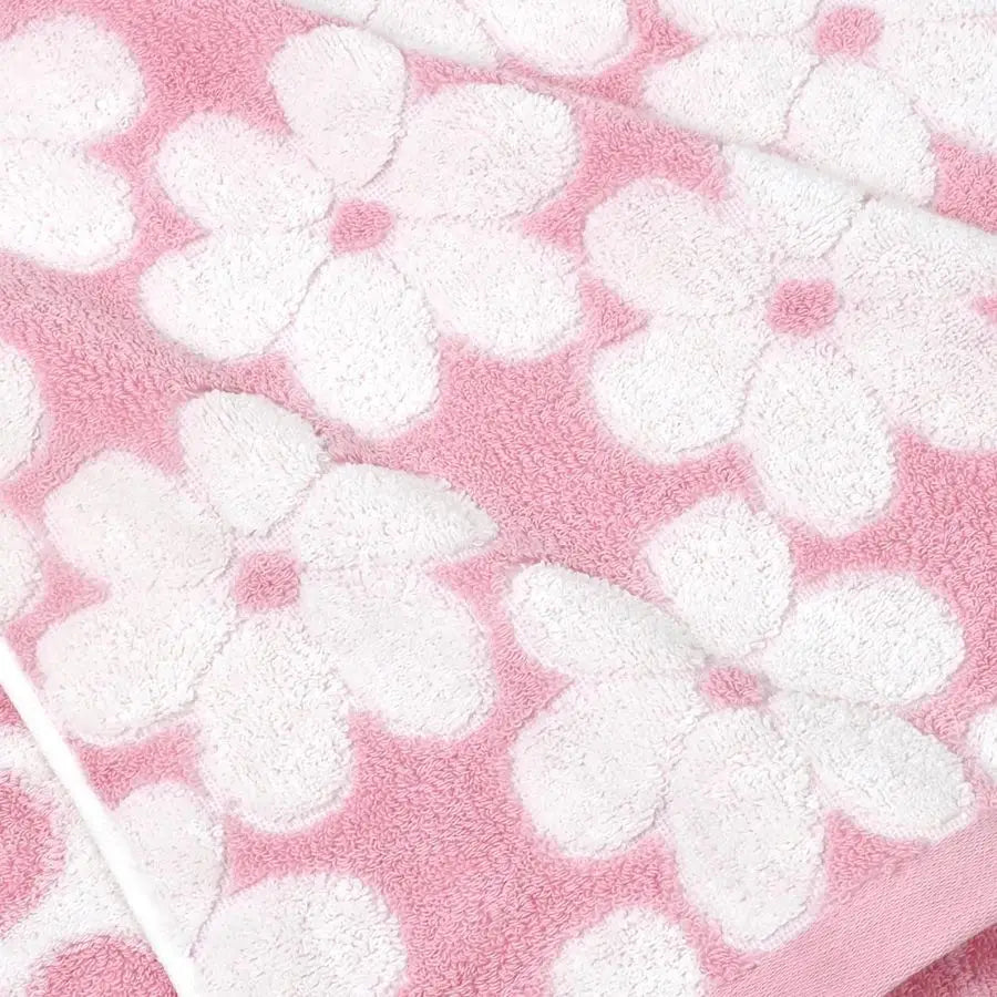 Bath Towels Set Of 2 Super Absorbent Floral Jacquard
