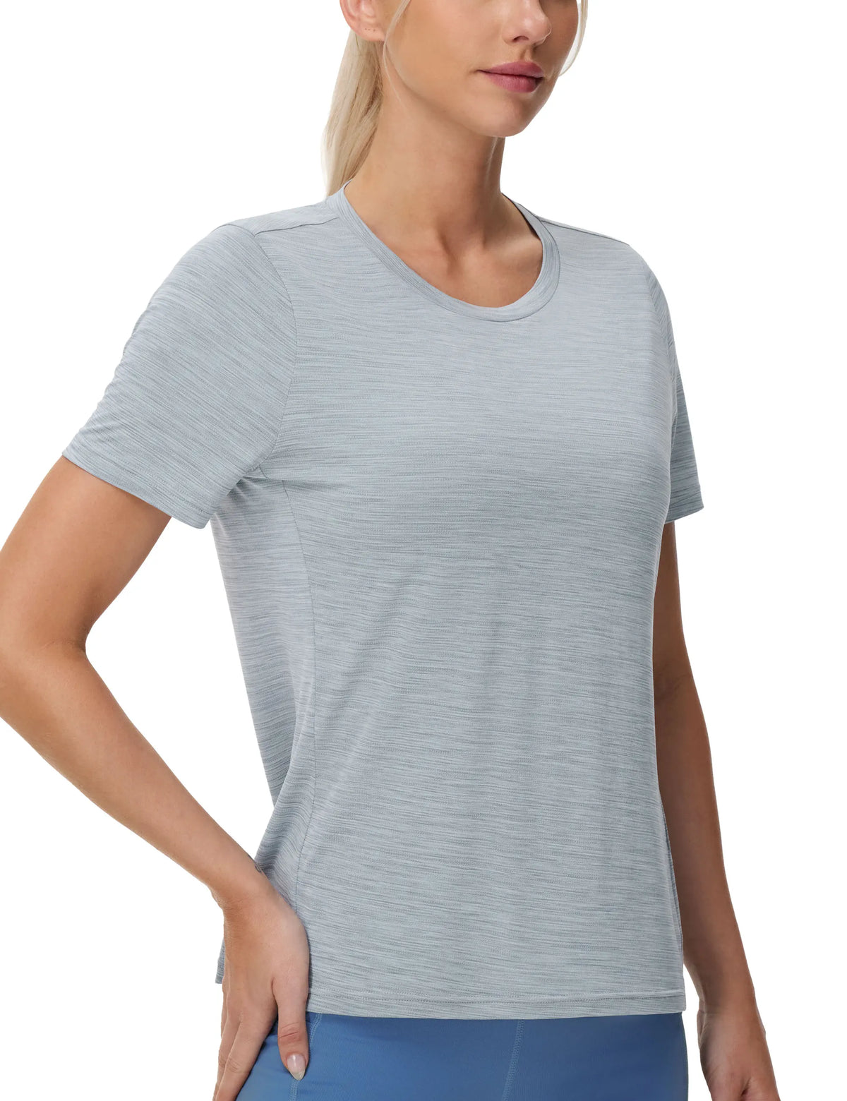 THE GYM PEOPLE Women's Lightweight Stretch Workout T Shirt