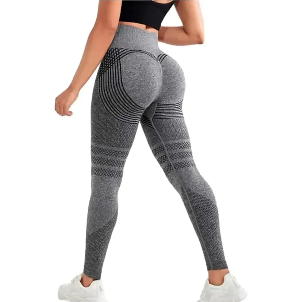 Cellulite 3D Leggings High Waisted Butt Lifting Tummy Control