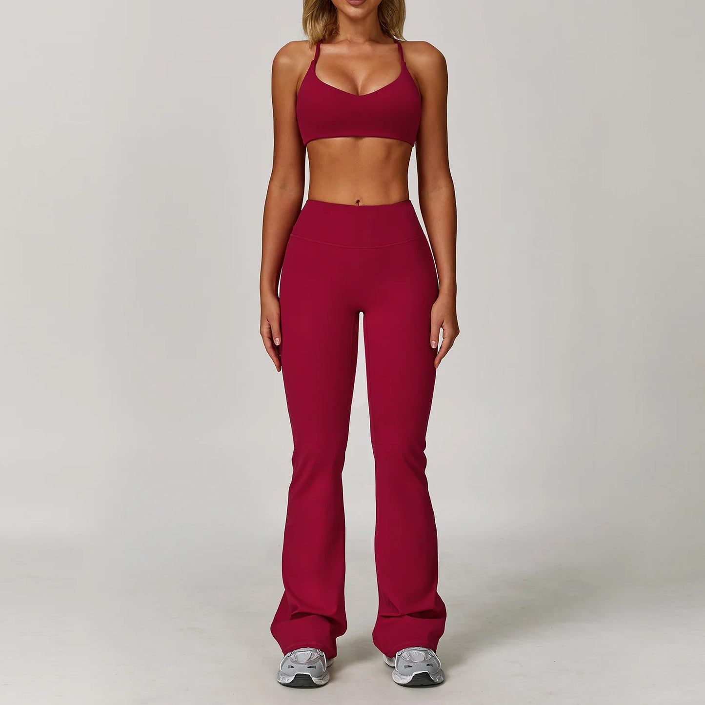 NONECN Women Yoga Bra Jacket High Waist Leggings Shorts Set
