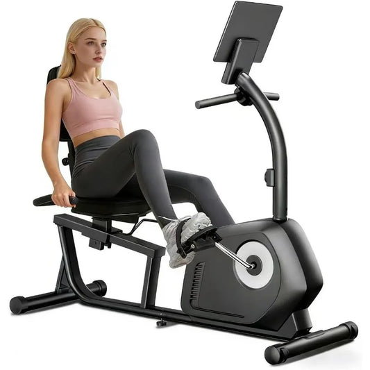 Cursor Fitness Recumbent Bike 16 Level Magnetic Resistance With Pulse