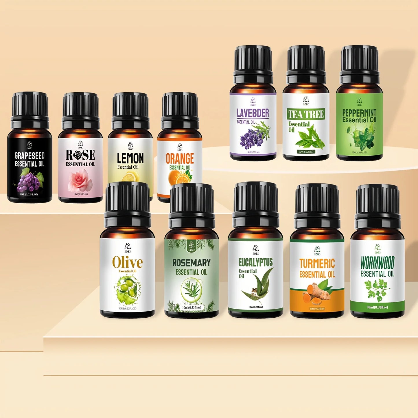 Aoao Skin Care Blend Essential Oils Set For Facial Massage