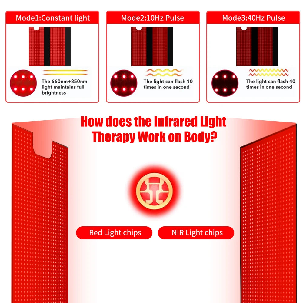 Full Body LED Light Therapy Sleeping Bag For Home Use