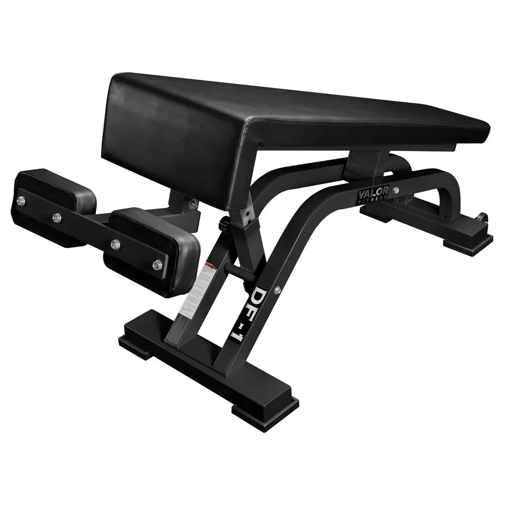YTYIN Adjustable Weight Bench Sixteen Position Decline To Flat Wheels