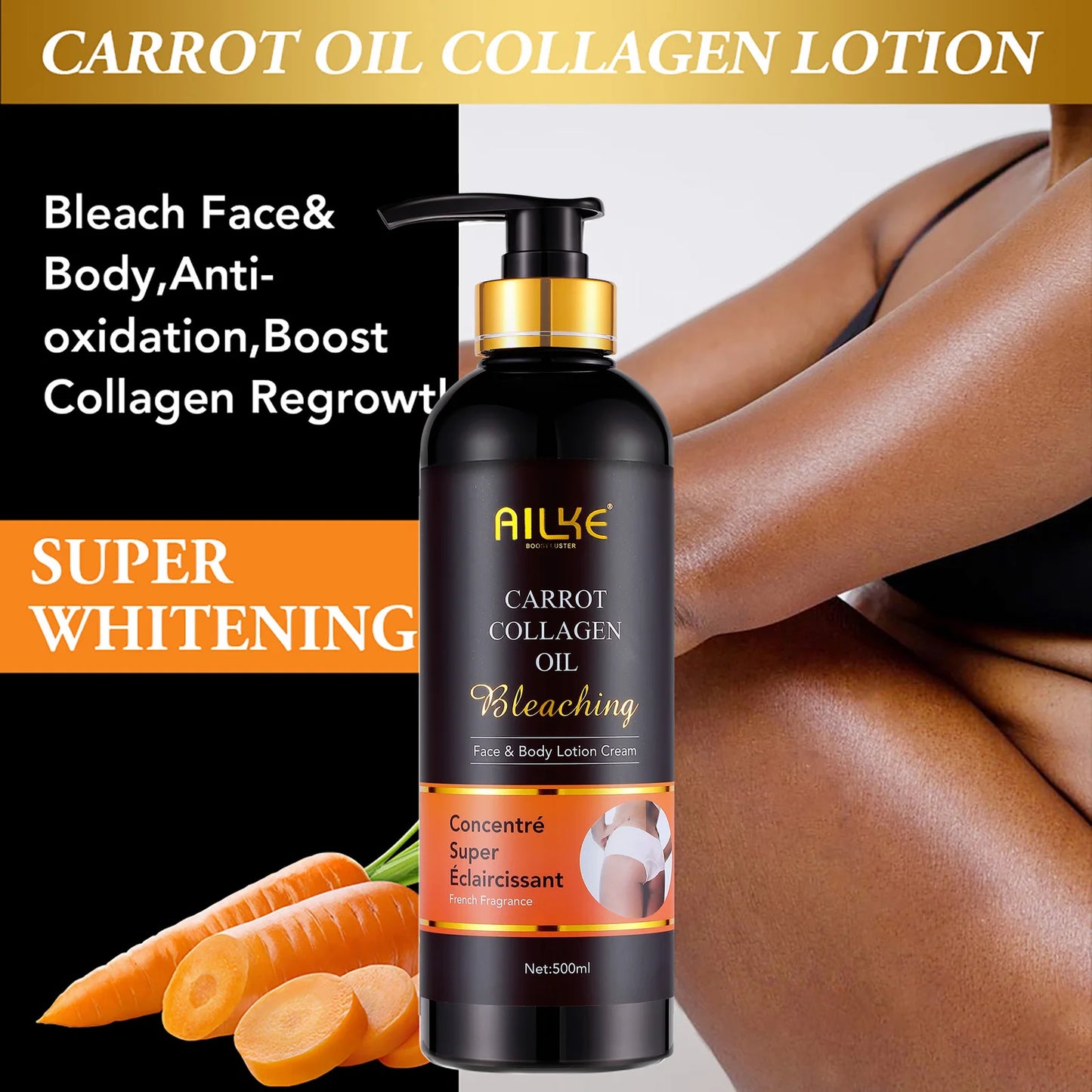 AILKE Skin Whitening Serum for Face and Body Moisturizing Gel