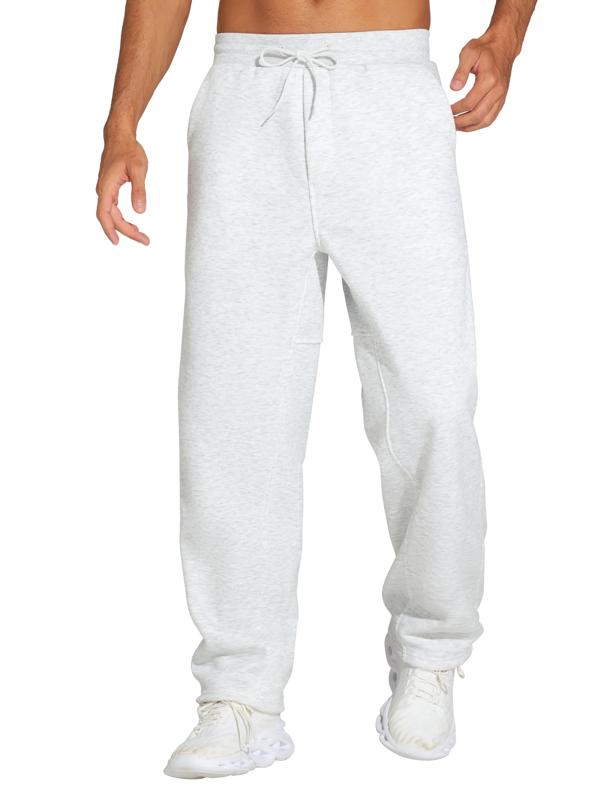 THE GYM PEOPLE Men's Fleece Sweatpants Drawstring Workout Pants