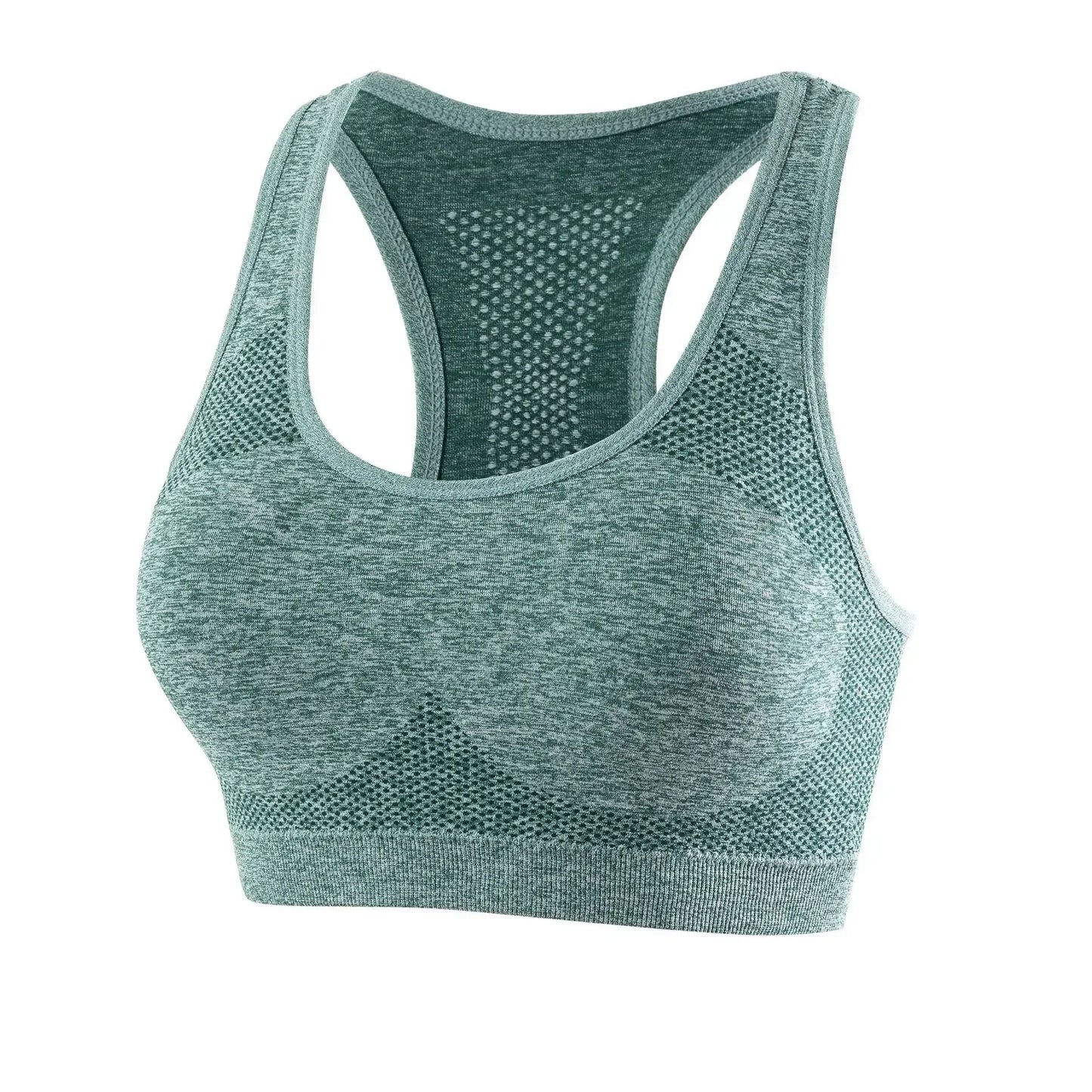 Yoga Set Women Sports Bra Shorts Seamless Workout Outfit
