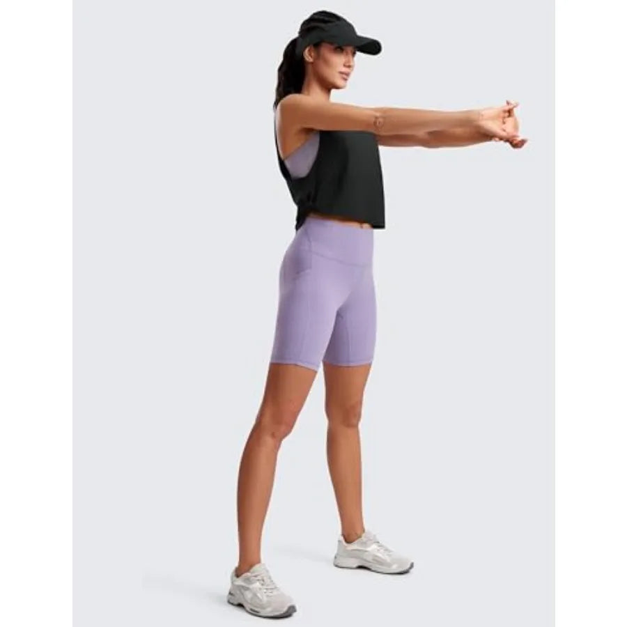 Bamboo Fiber Armhole Tank Top For Women Yoga Workout Crop