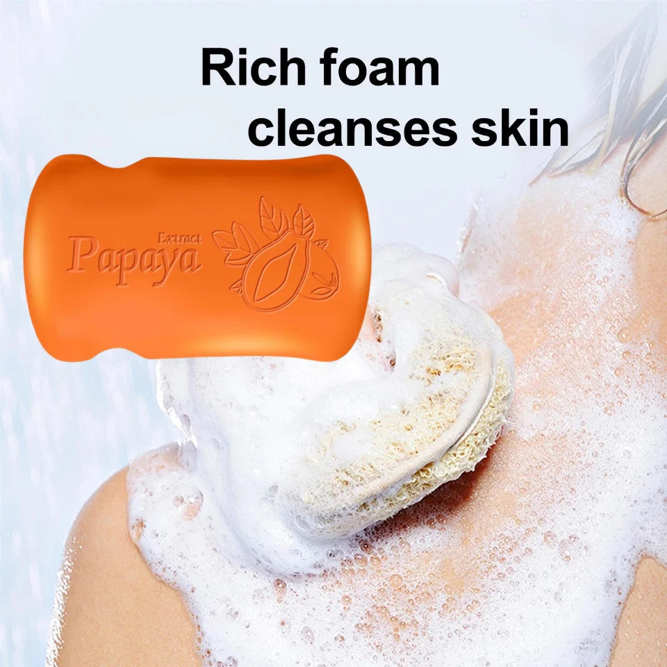 DR.DAVEY Papaya Body Lotion And Handmade Soap Bundle