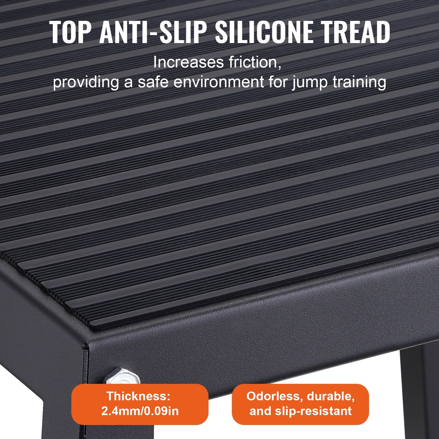SucceBuy Adjustable Plyometric Jump Box Set Anti Slip