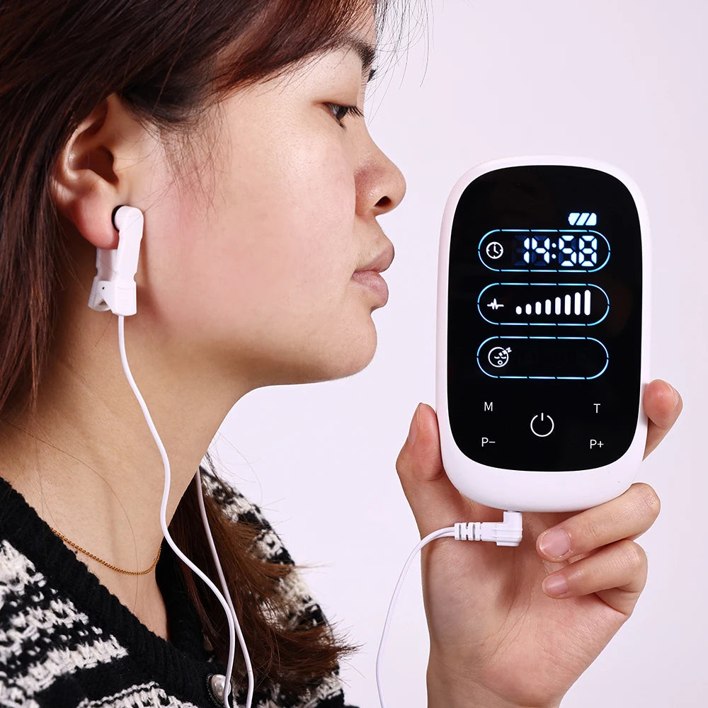 ATANG CES Insomnia Device Brain Stimulation With Ear Clip