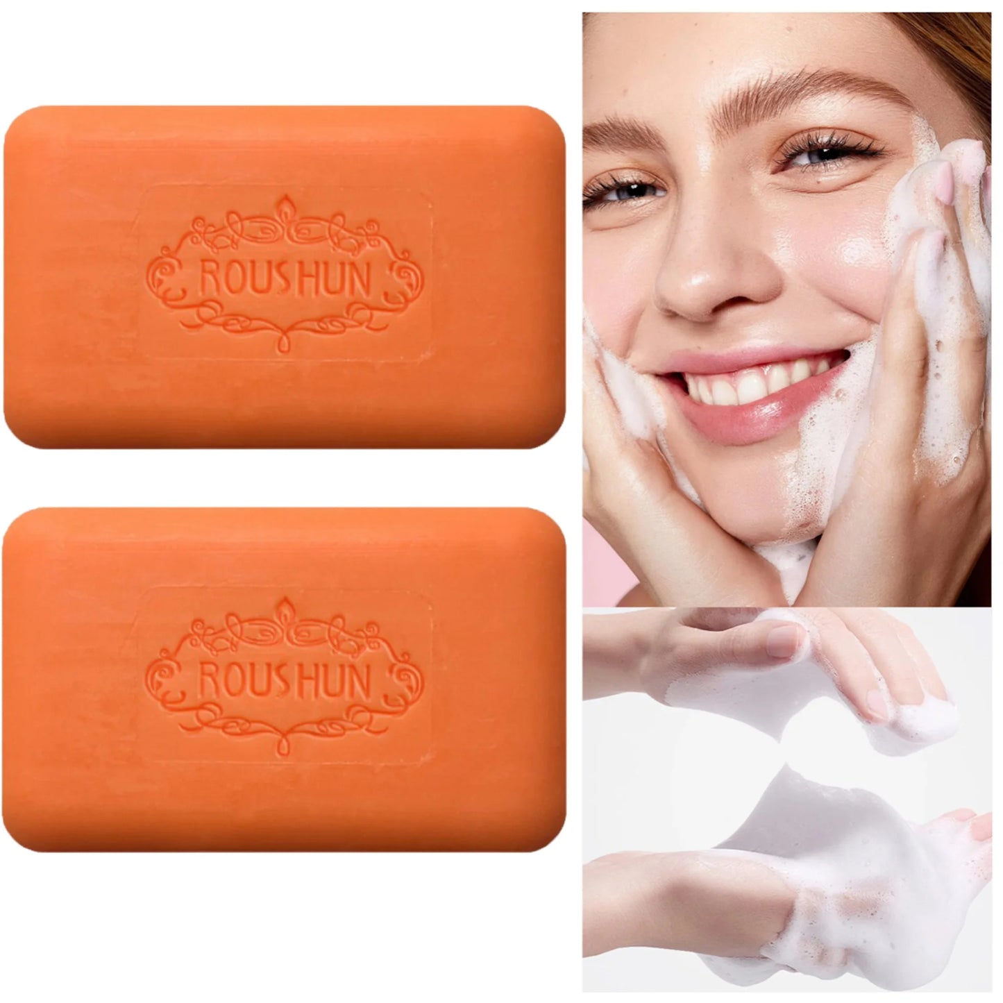 DR.DAVEY Turmeric Soap and Body Lotion Set for Hydrating Skin