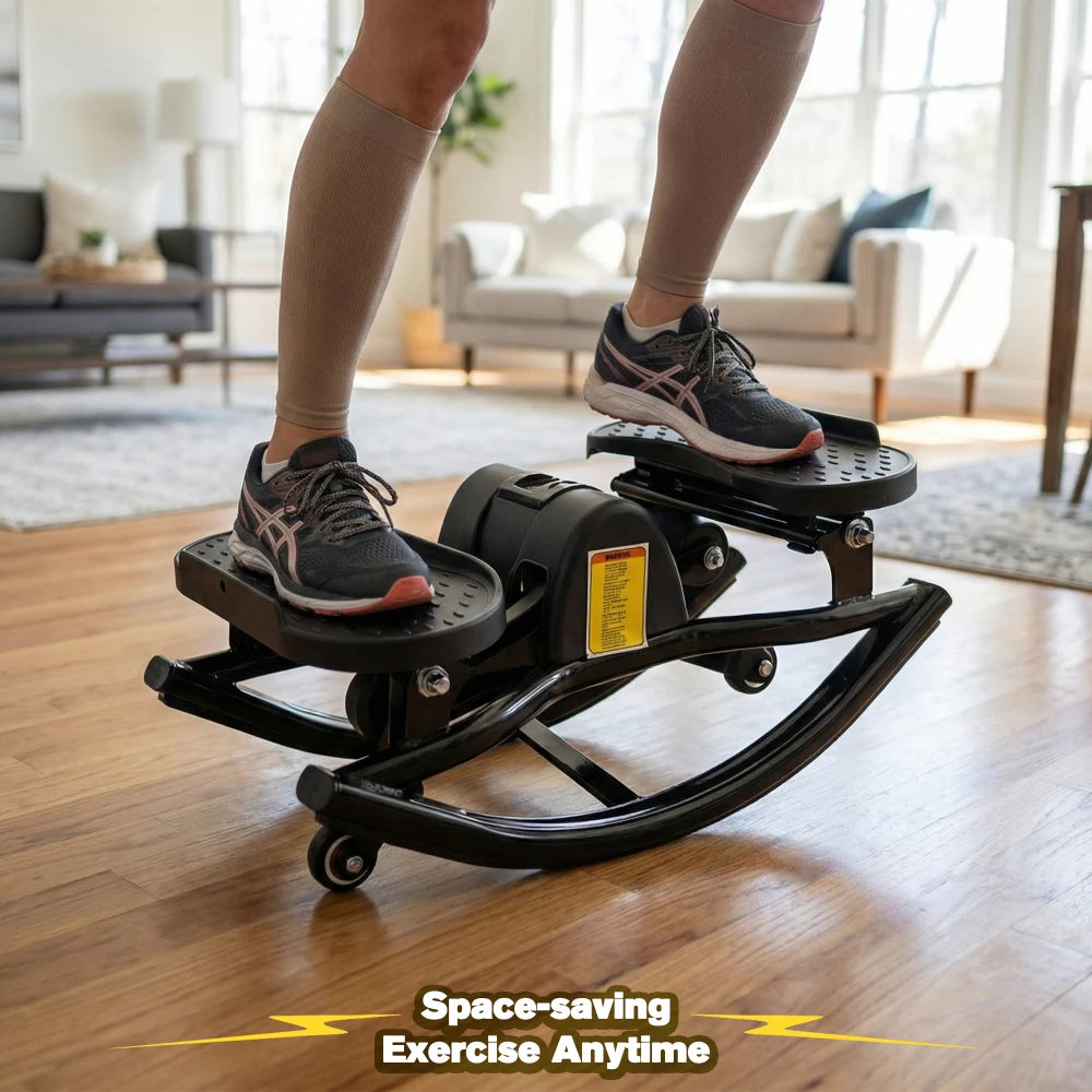 Compact Swing Stepper Machine For Full Body Home Cardio Workout