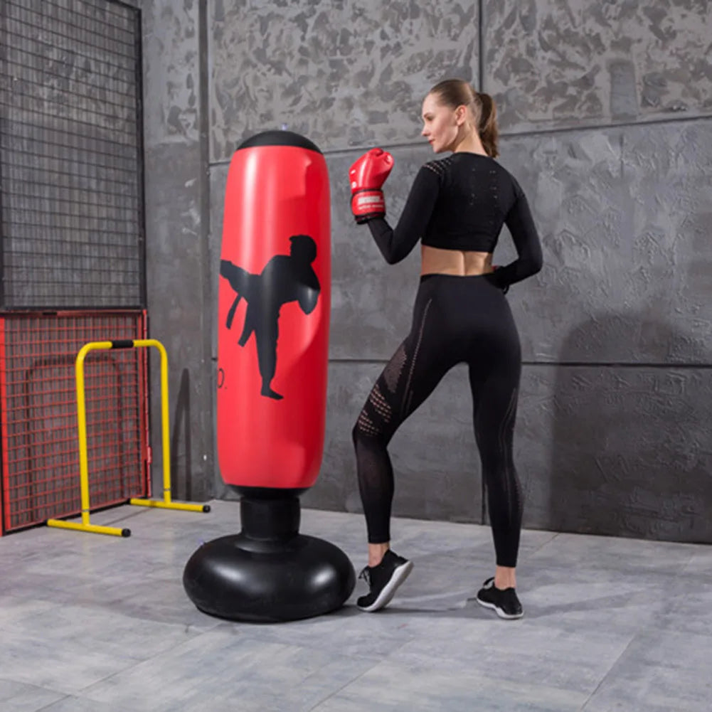 APWIKOGER PVC Inflatable Boxing Bag Tumbler for Kids and Adults