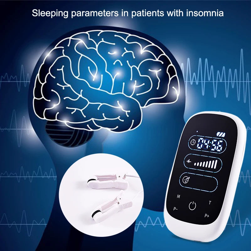 ATANG CES Insomnia Device Brain Stimulation With Ear Clip