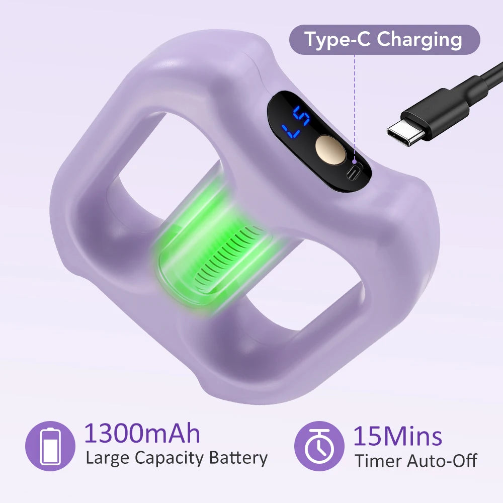 Hailicare Electric Fascia Massager With Ergonomic Dual Ring Design
