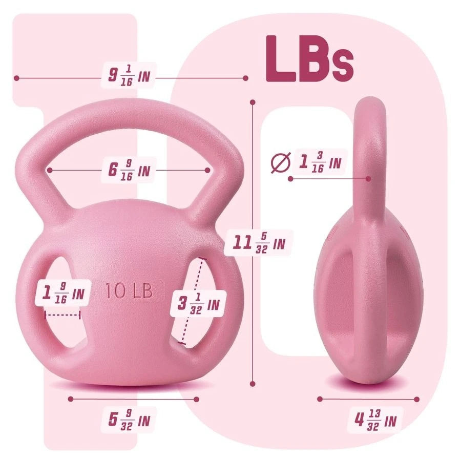 Three-Handle Kettlebells for Strength Training and Full Body Workout
