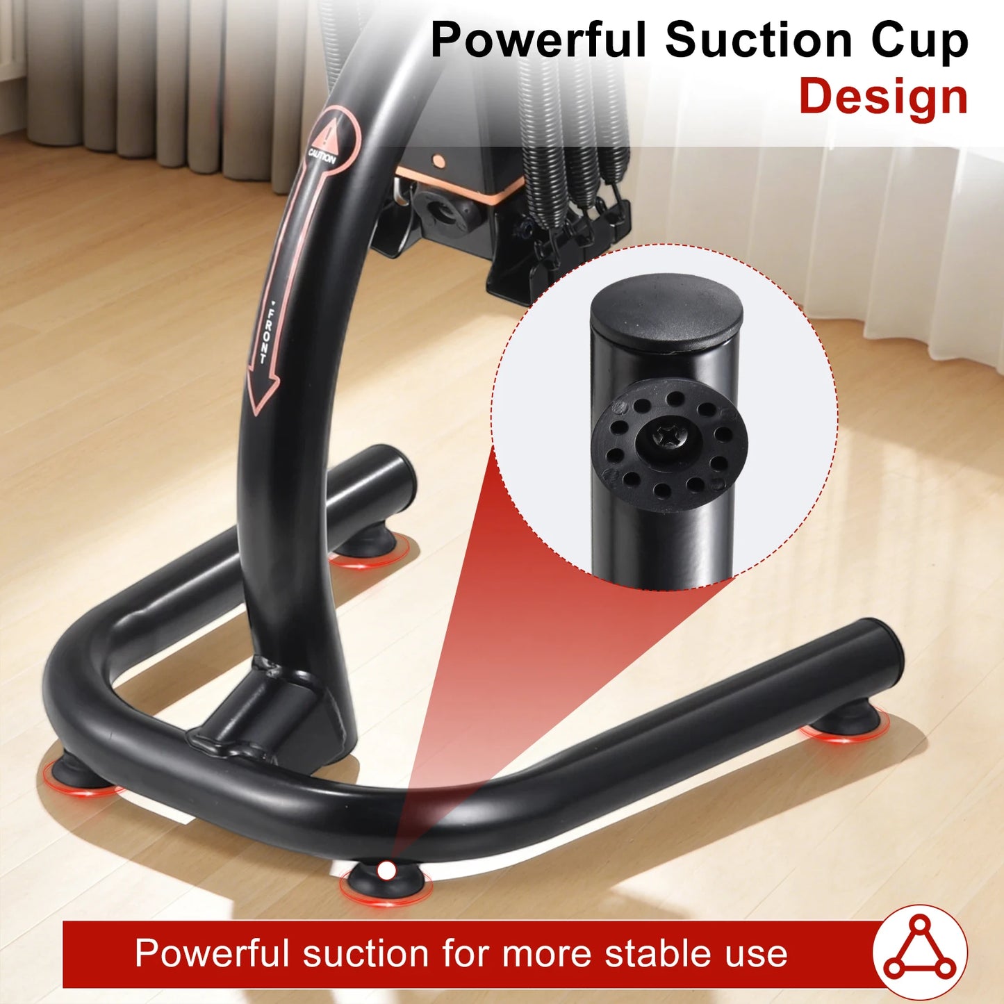 Height Adjustable Squat Machine And Glute Trainer For Home Gym