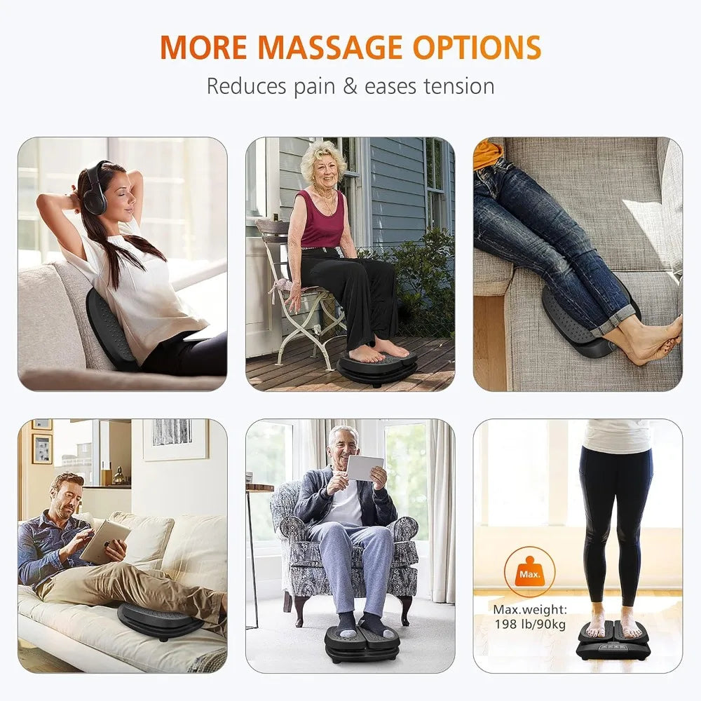 Snailax Foot Massager Heat And Adjustable Vibration For Plantar Fasciitis