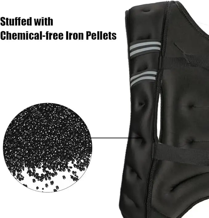 NONECN Weighted Vest 12-30 Lb With Weights Adjustable