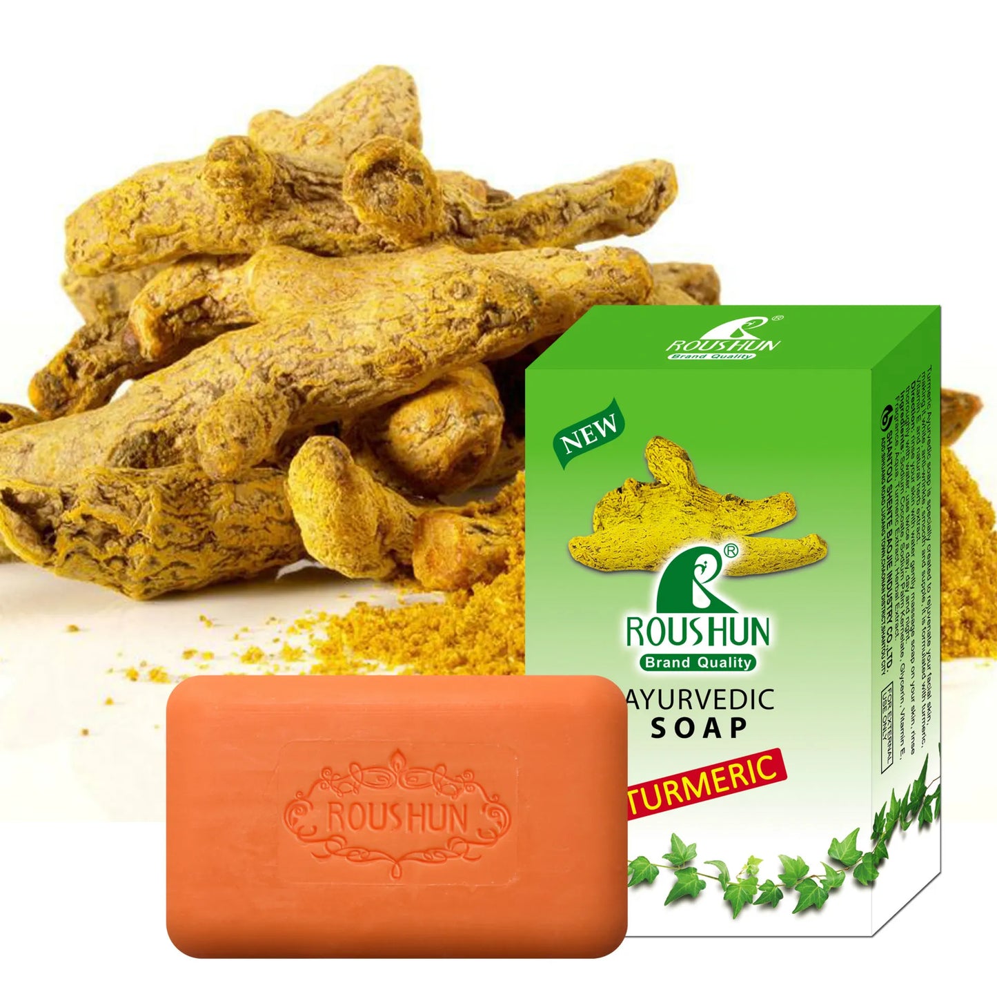 DR.DAVEY Turmeric Soap and Body Lotion Set for Hydrating Skin
