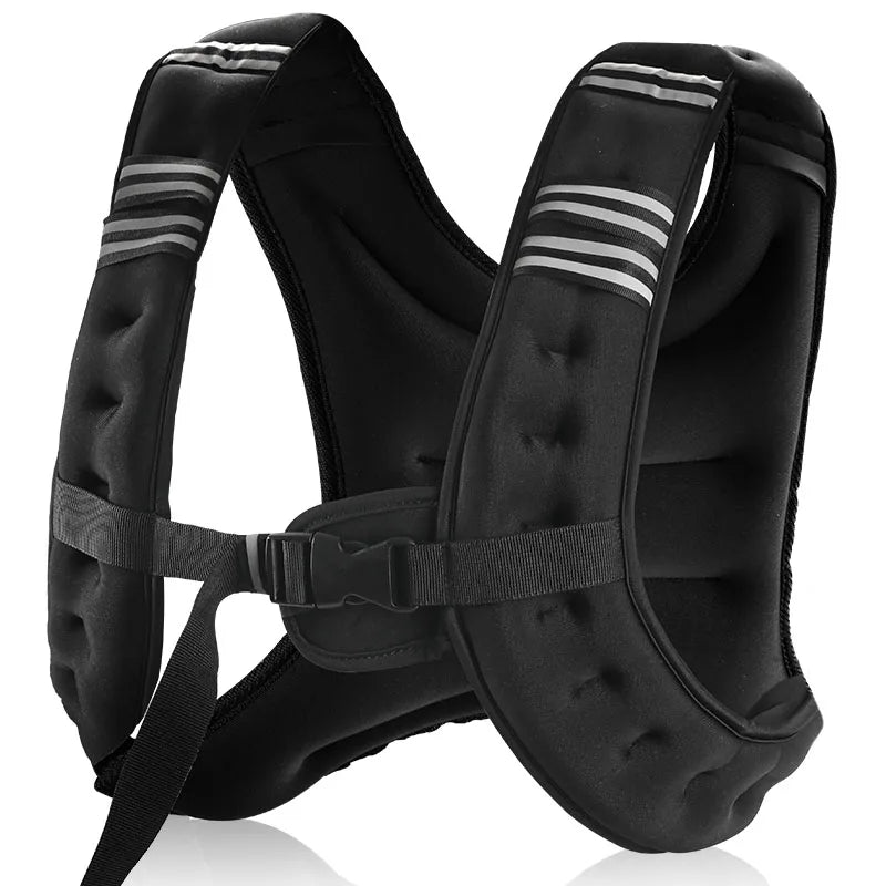 Weight Vest With Reflective Stripe For Workout And Running