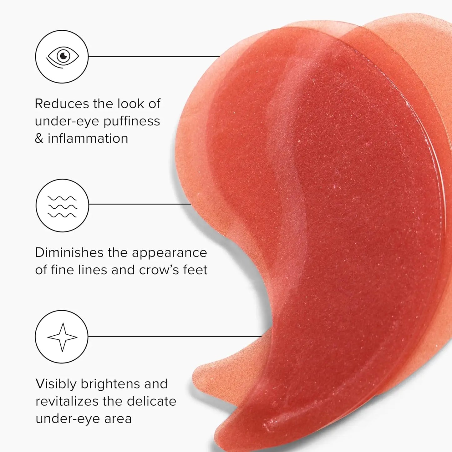 Brightening Eye Masks With Hyaluronic Acid And Caffeine Patches